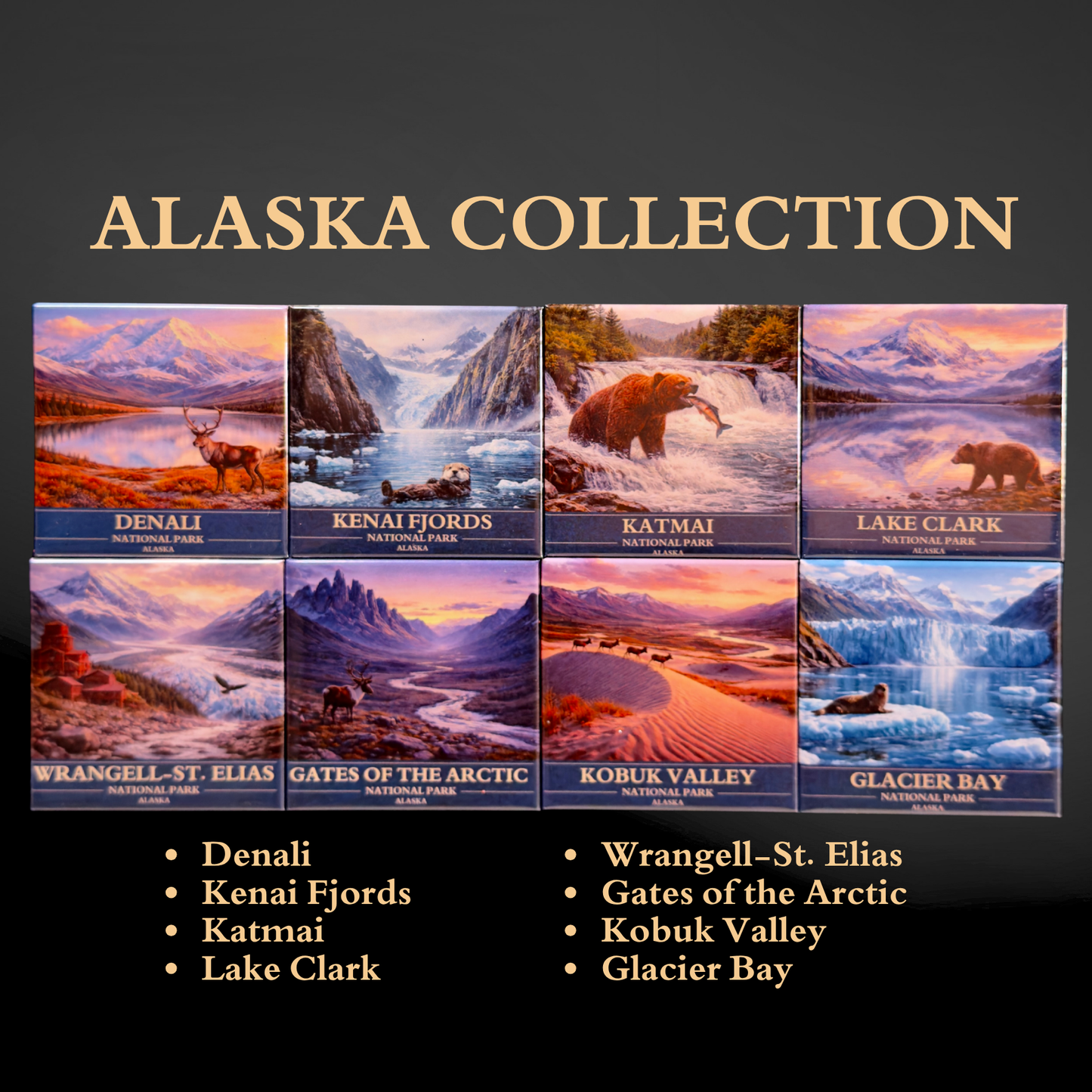U.S. National Parks Magnet Collection