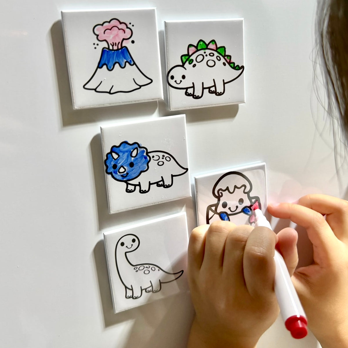 Color Your Own Magnet Set (Reusable, 2” x 2”) – Little Life Magnets