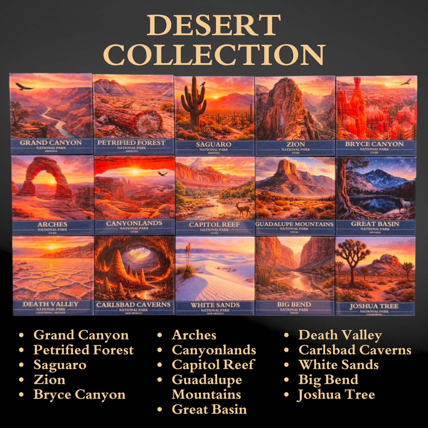 U.S. National Parks Magnet Collection